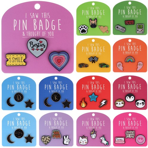 Enamel pin badge - enamel, set