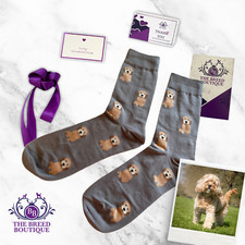 CAVAPOO SOCKS UNISEX FUN SOCKS