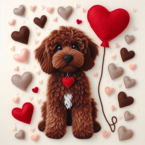 Luxury chocolate cockapoo - luxury,