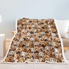 Cockapoos Fleece Blanket Fuzzy