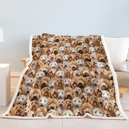 Cockapoos fleece blanket fuzzy - cockapoos,