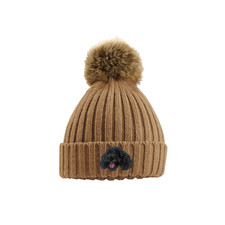 BLACK COCKAPOO DOG EMBROIDERED