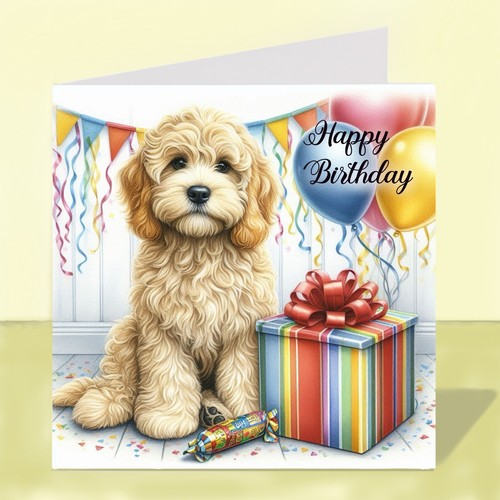 Cockapoo dog birthday - cockapoo,