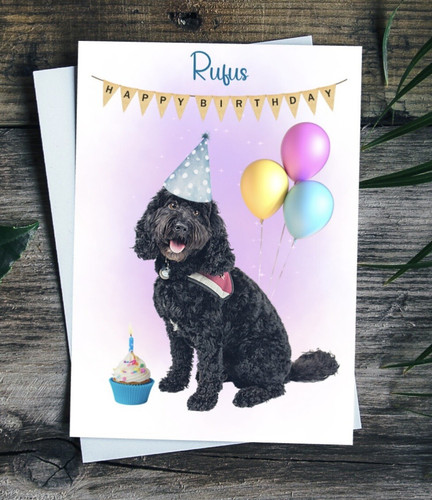 Personalised cockapoo birthday - personalised,
