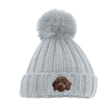 BROWN COCKAPOO DOG EMBROIDERED