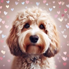 Luxury Cockapoo Birthday Card