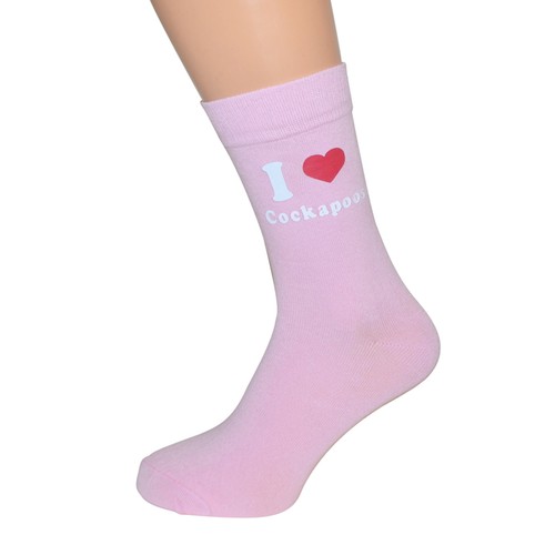 Love cockapoos womens - womens, socks