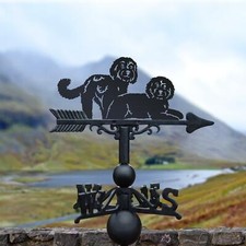 Two Cockapoos Weathervane