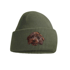 BROWN COCKAPOO DOG BEANIE HAT