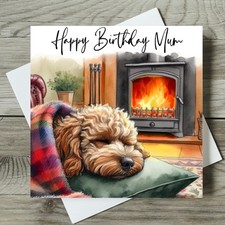 Cockapoo Birthday Card
