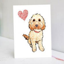 Cockapoo Valentines Card