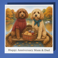 Two Cockapoos -  Happy